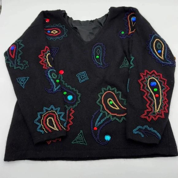 Women’s Adrienne Vittadini Vintage Knit Scoop Neck Sweater - Picture 2 of 6